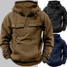 DAXERION - Men's Zip-up Hoodies Sweatshirt With Drawstring And Pocket Design Fashion Casual Sports Sweatshirt